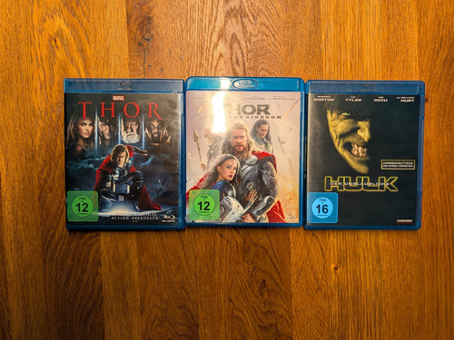 Thor hulk blu ray - -,
