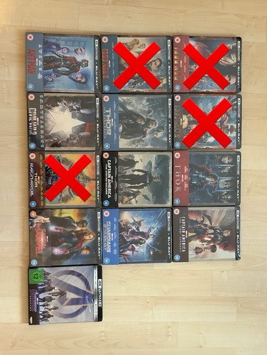 Mcu infinity saga - mcu, blu-ray